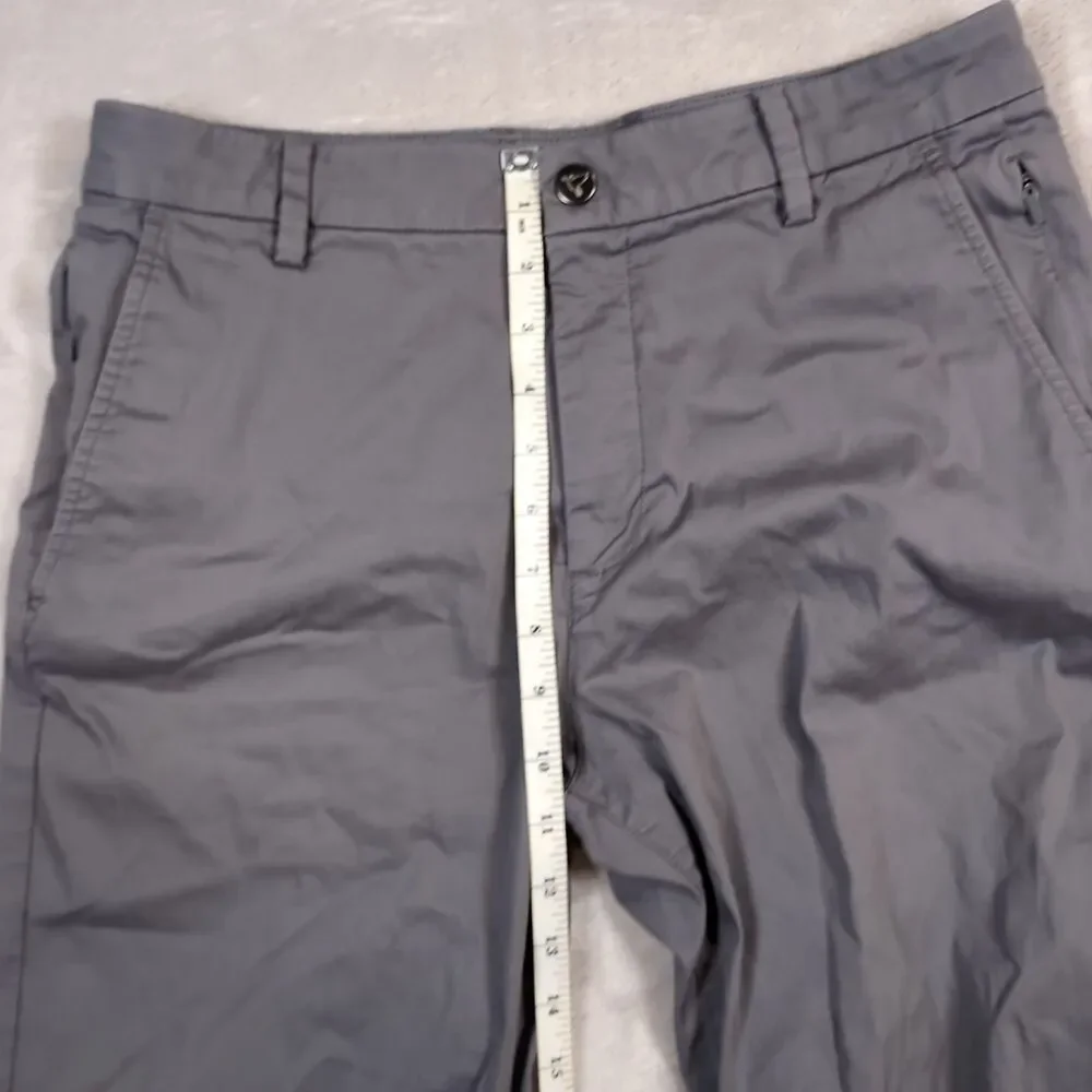 Birddogs Golf Pants Mens 32x34 (32x32) Gray Lined Chino Stretch Tech Performance